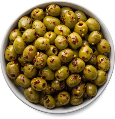 DELALLO OLIVES PICANTE GREEN PITTED