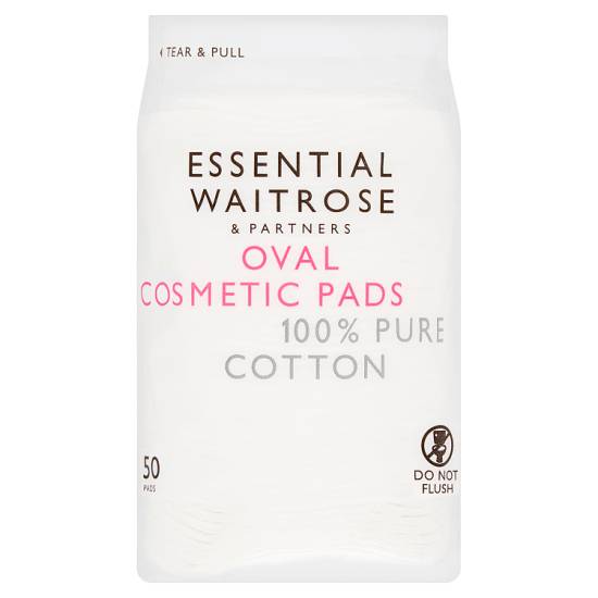 Waitrose Essential Oval Cosmetic Pads
