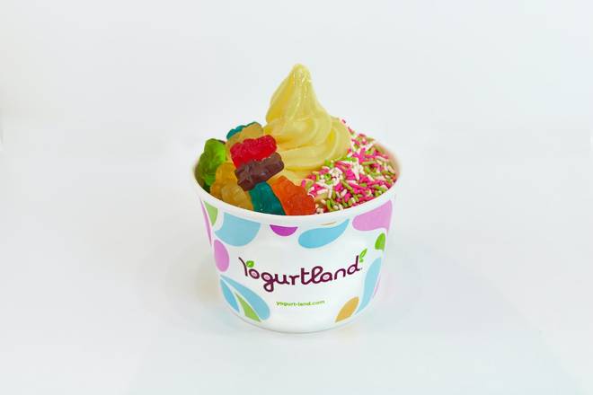 Birthday Cupcake Batter with Gummy Bears and Sprinkles