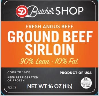 Dierbergs Fresh Angus Sirloin Ground Beef (16 oz)