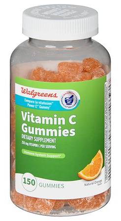 Walgreens Vitamin C 250 mg Gummies Natural Orange (0.99 lbs)