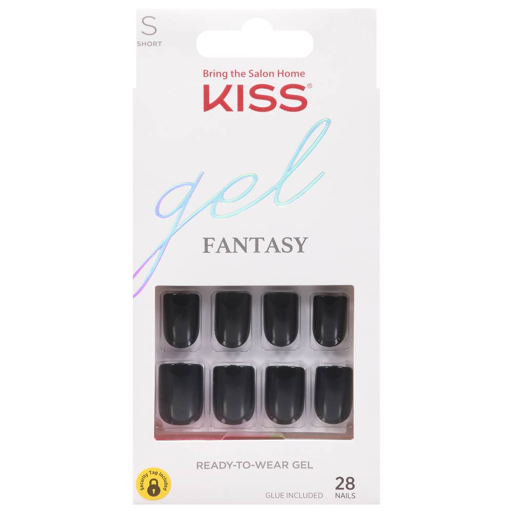 Kiss Fantasy Collection Short Length Gel Nail (24 ct)