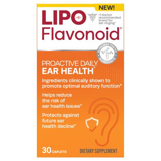 Lipo Flavonoid Proactive Daily Ear Health Caplets
