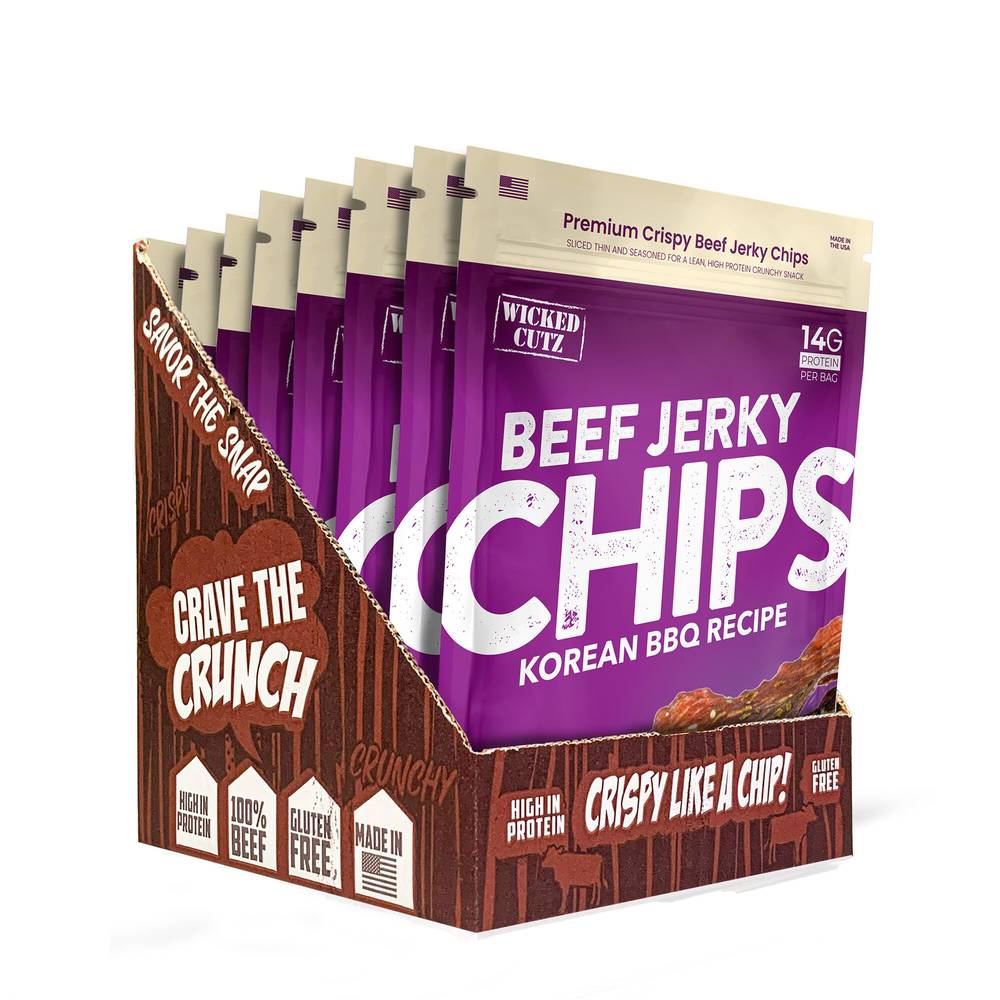 Jerky Chips - Korean BBQ (8 Bags) (1 Unit(s))