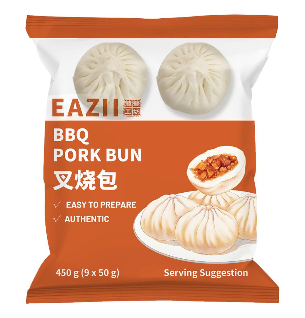 Eazii Mini Bbq Pork Buns (450g)