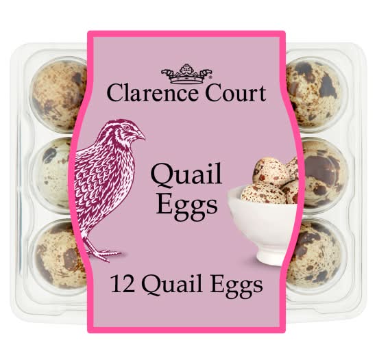Clarence Court Quail Eggs (12 pack)