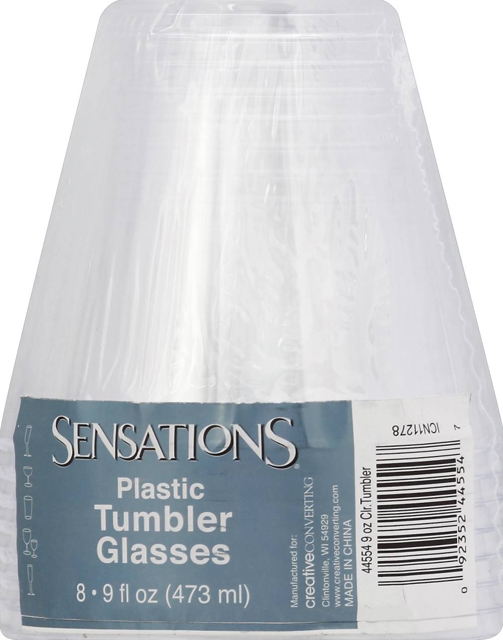 Sensations Plastic Tumbler Glasses