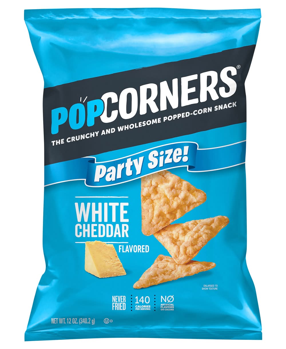 PopCorners Popped-Corn Snacks, White Cheddar (12 oz)