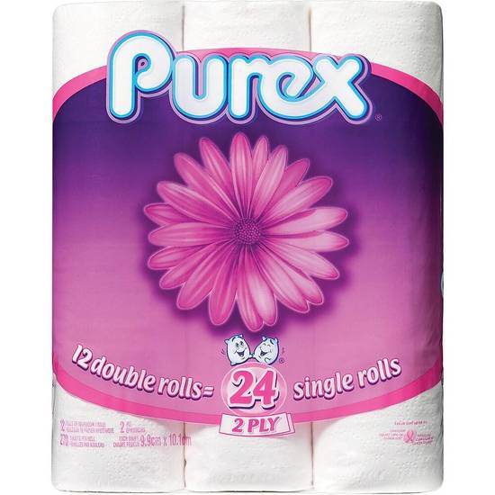 Purex Bathroom Tissue Double Rolls (12 ct)