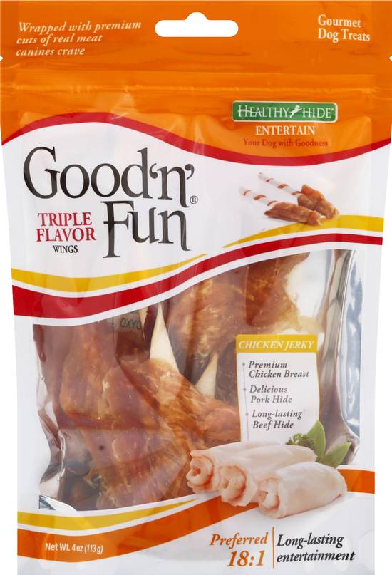 Good 'N' Fun Healthy Hide Triple Flavor Wings