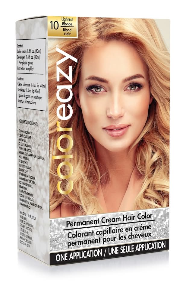 Color Eazy Women's Lightest Blonde Permanent Cream Hair Color