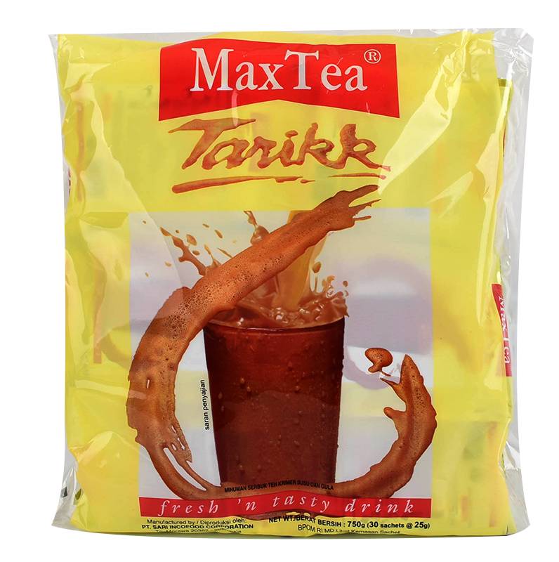 MaxTea 美詩泡泡奶茶(印尼拉茶)25g x30  <25g克 x 30 x 1Pack包>