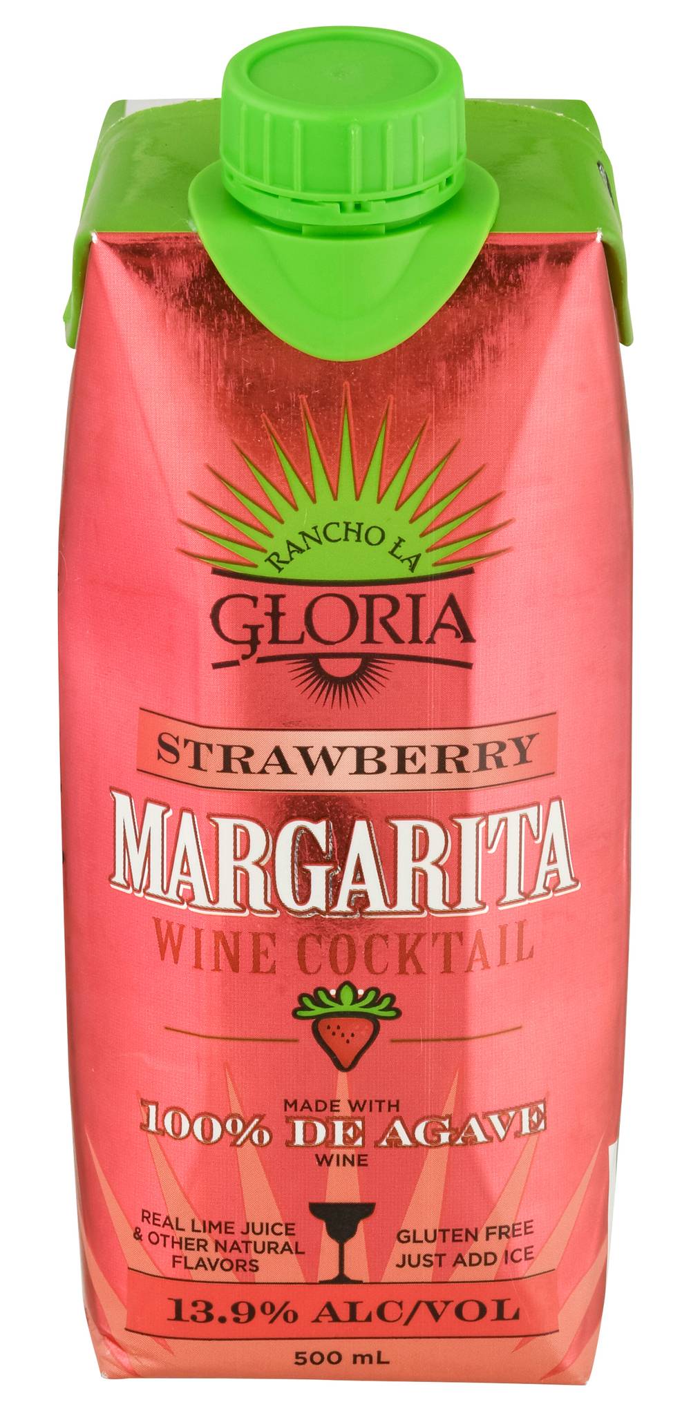 Rancho La Gloria Strawberry Margarita Ready-To-Drink (500 ml)