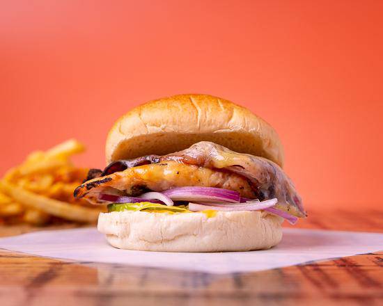 Chicken, Cheese & Bacon Burger