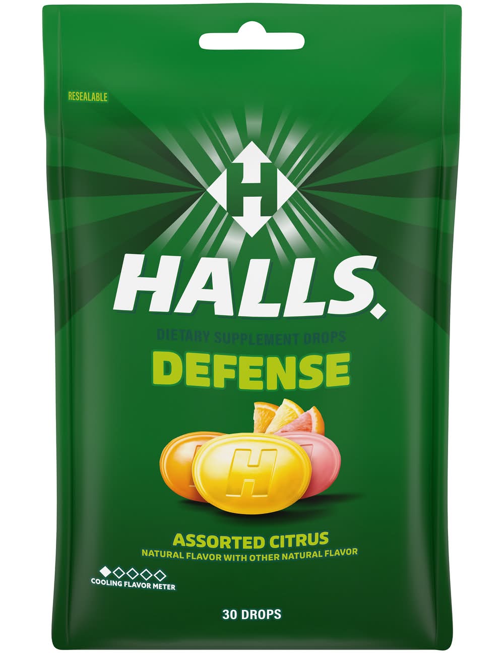 Halls Defense Assorted Citrus Drops (3.28 oz)