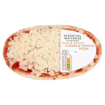 Waitrose & Partners Essential Thin & Crispy Cheese & Tomato Pizza