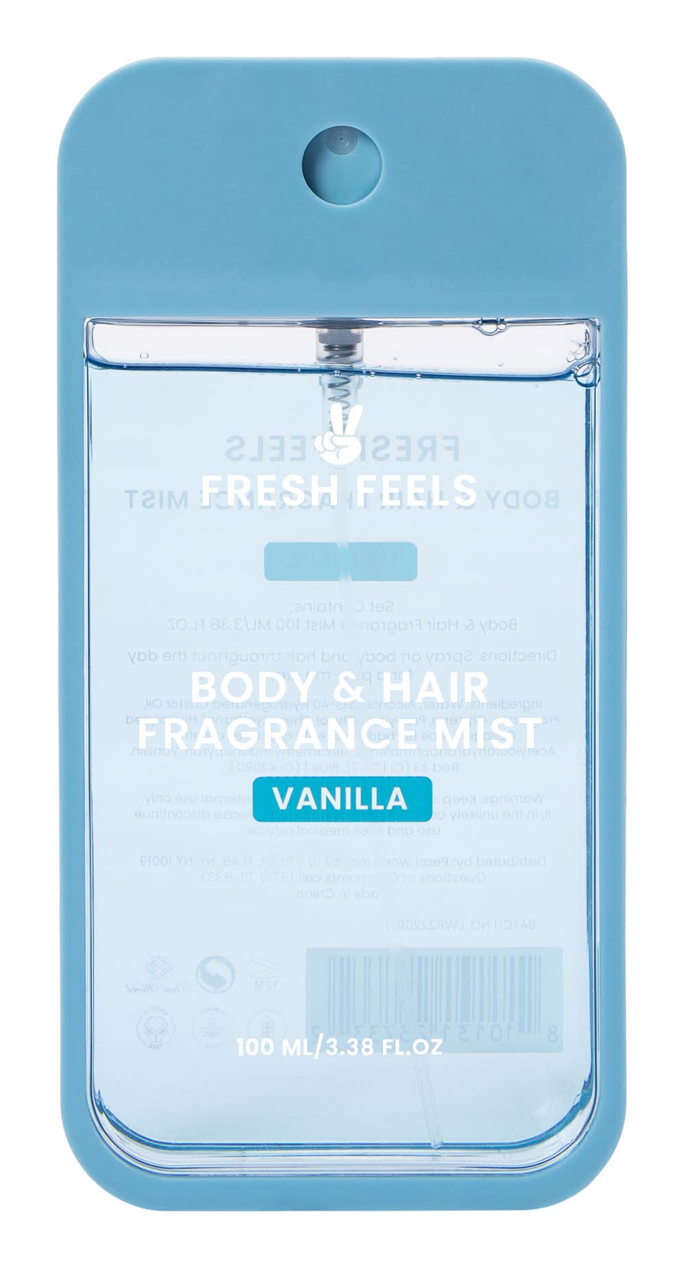 Fresh Feels Vanilla Body & Hair Fragrance Mist 3.38oz Vanilla