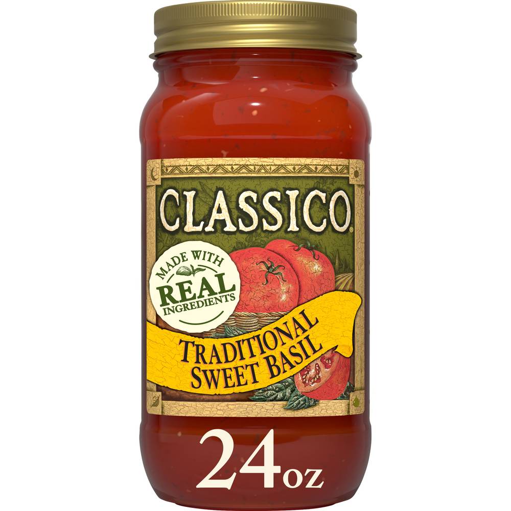 Classico Traditional Sweet Basil Pasta Sauce