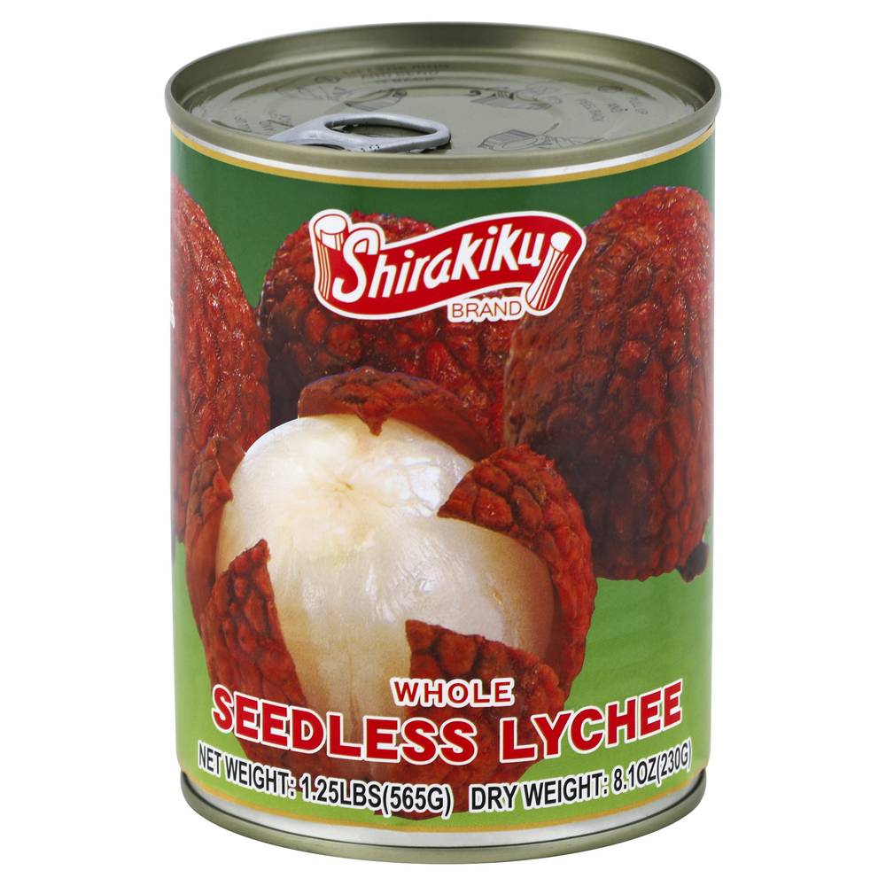 Shirakiku Whole Seedless Lychee (20 oz)