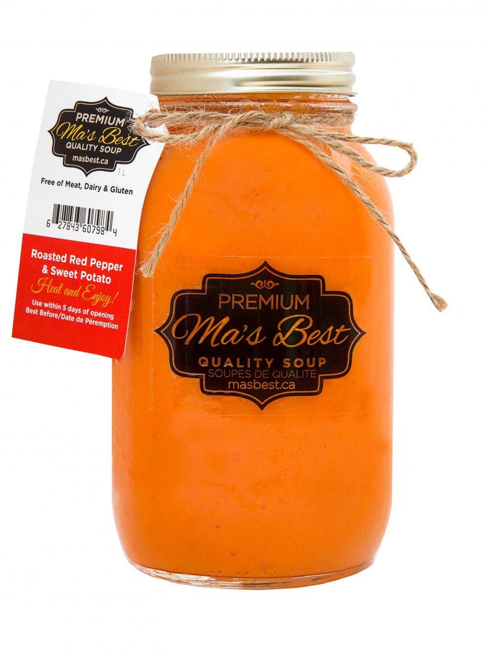 Ma's Best Roasted Red Pepper & Sweet Potato Soup Delivery Near Me