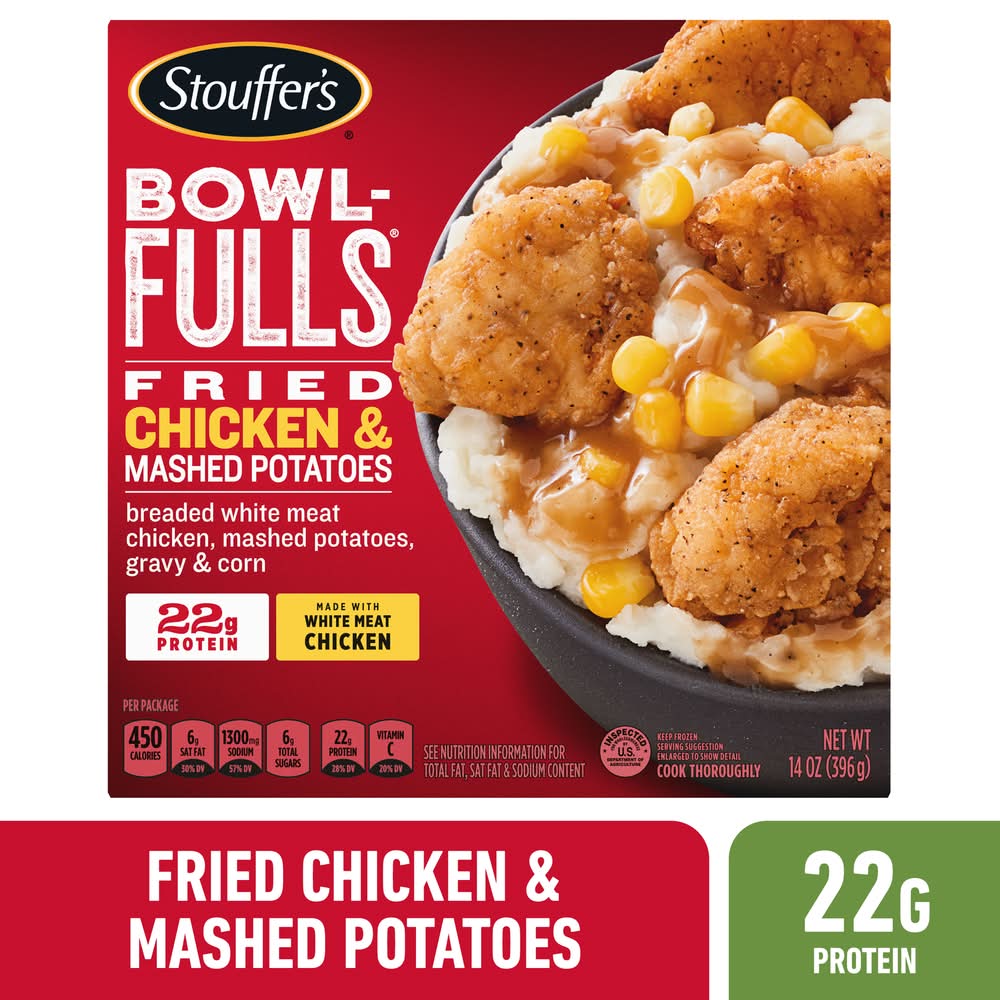 Stouffer's Fried Chicken & Mashed Potatoes Bowl Fulls (14 oz)