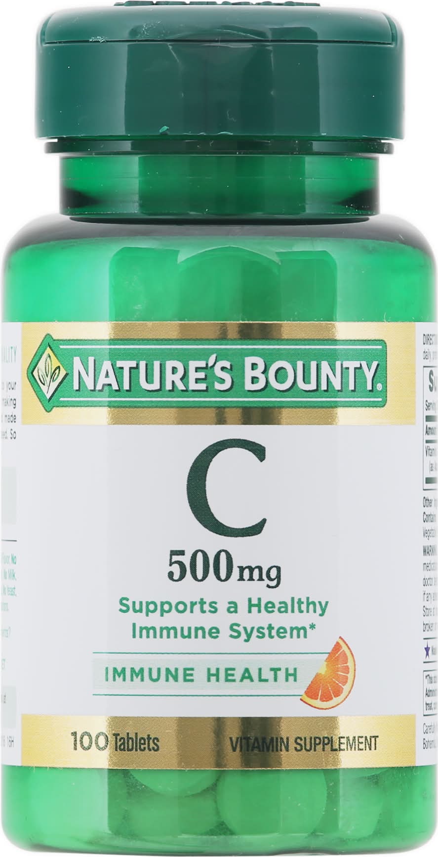 Nature's Bounty Immune Health Vitamin C Tablets 500 mg (100 ct)
