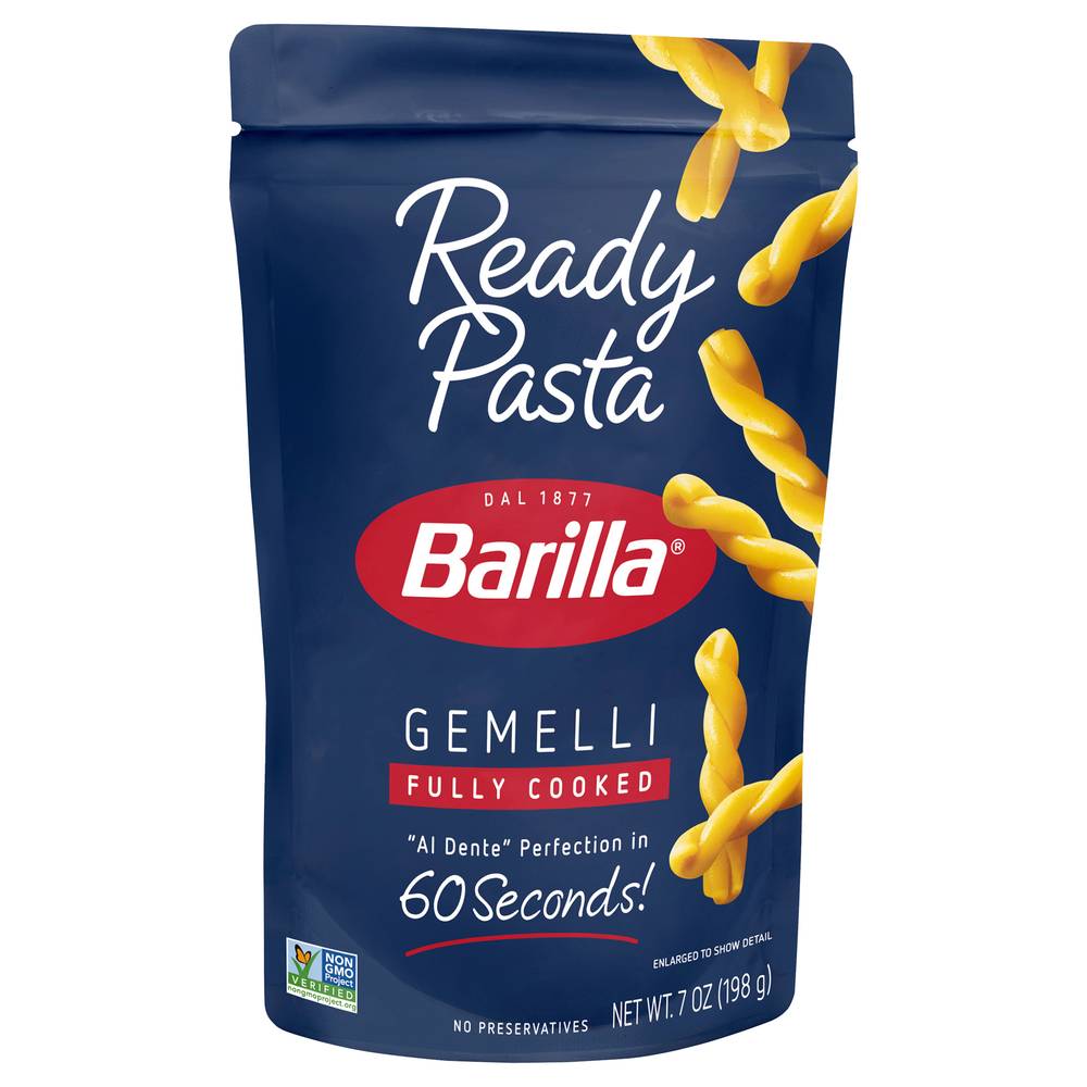 Barilla Ready Pasta Fully Cooked Gemelli (8 oz)