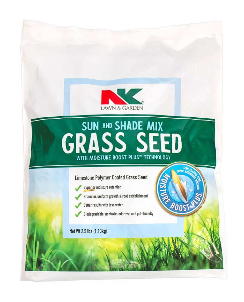 Grass Seed Sun & Shade Mix 2.5 Lbs