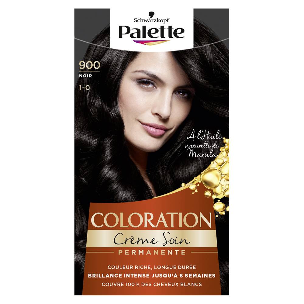 Schwarzkopf - Palette crème soin de coloration permanente (noir)