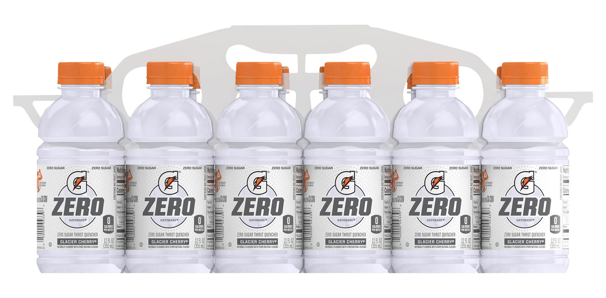 Gatorade Zero Sugar Thirst Quencher Sports Drink, Glacier Cherry (12 x 12 fl oz)