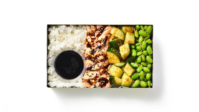 Teriyaki Salmon Rice Box