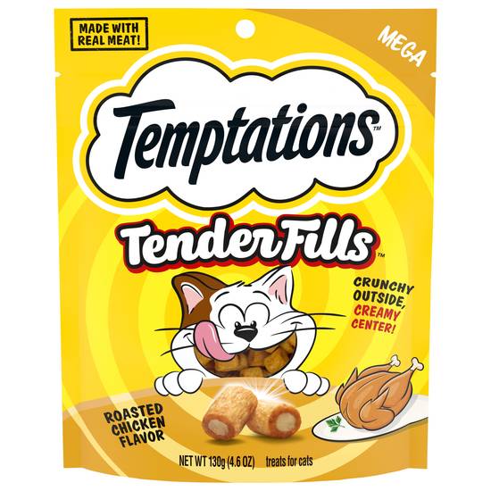 Temptations Tenderfills Roasted Chicken Flavor Treats For Cats