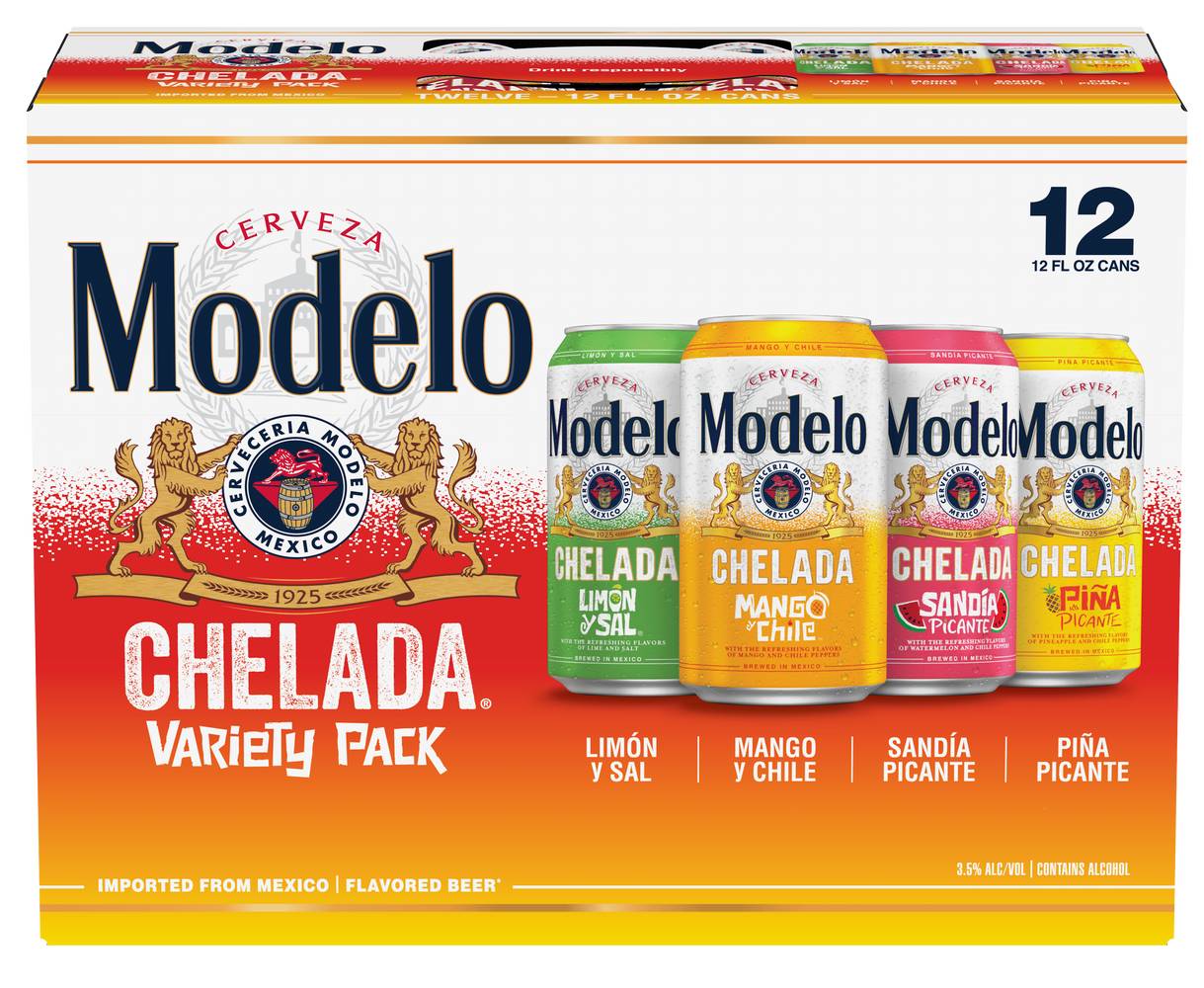 Modelo Chelada Mexican Beer Variety pack (12 x 12.5 oz)