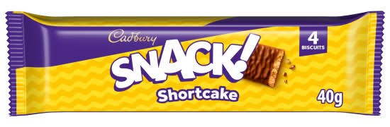 Cadbury Snack Shortcake Chocolate Biscuit (4 pack)