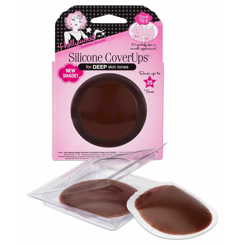 Hollywood Fashion Secrets Silicone Coverups For Deep Skin Tones (reuse 25 times)