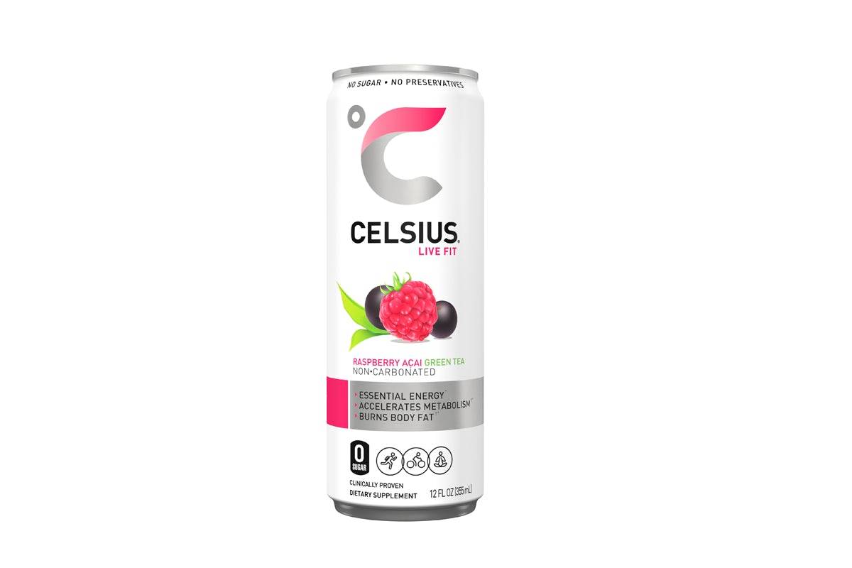 Celsius Raspberry Acai Green Tea (12 oz)