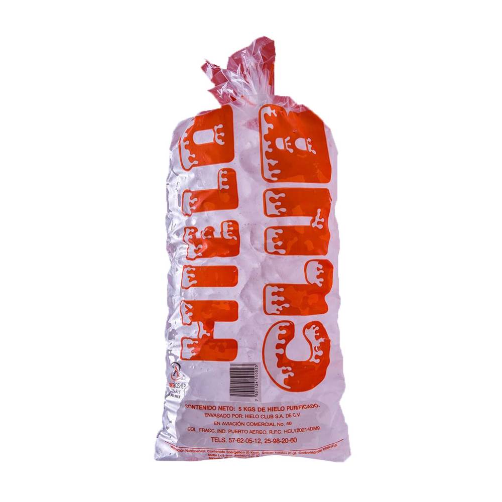 Club ice · Bolsa de hielo (5 kg)