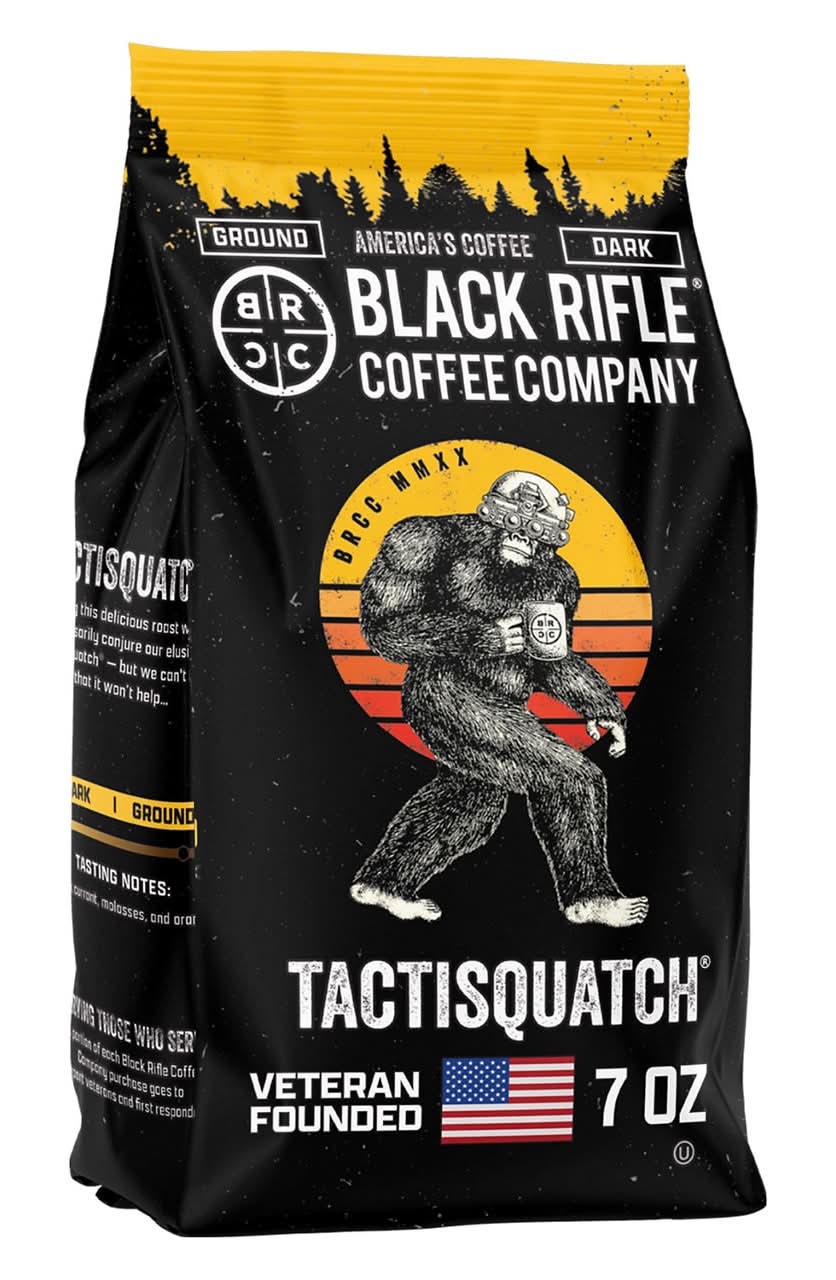 Black Rifle Coffee Company Tactisquatch Dark Roast Ground Coffee (7 oz)