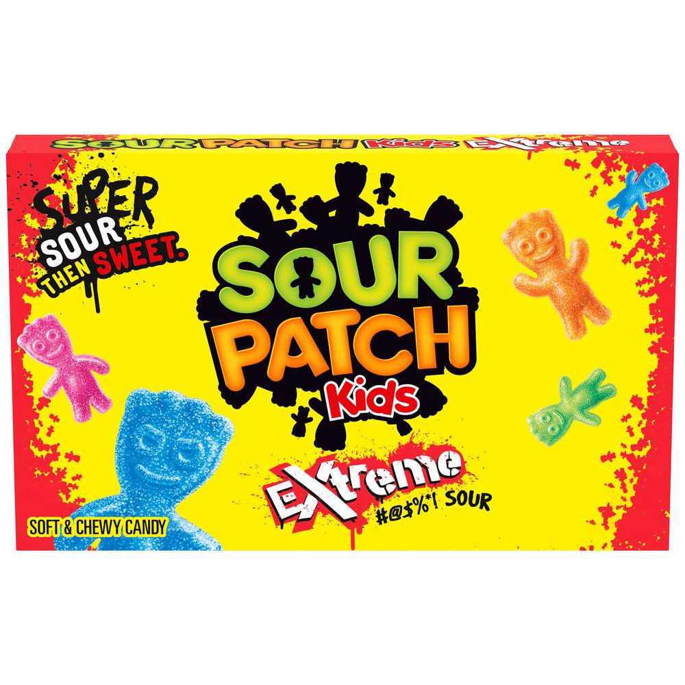 Sour Patch Kids Xtreme Sour Soft & Chewy Kids Candy (3.5 oz)