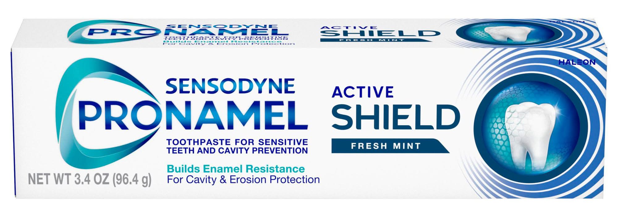 Sensodyne Pronamel Active Shield Toothpaste, Fresh Mint (3.4 oz)