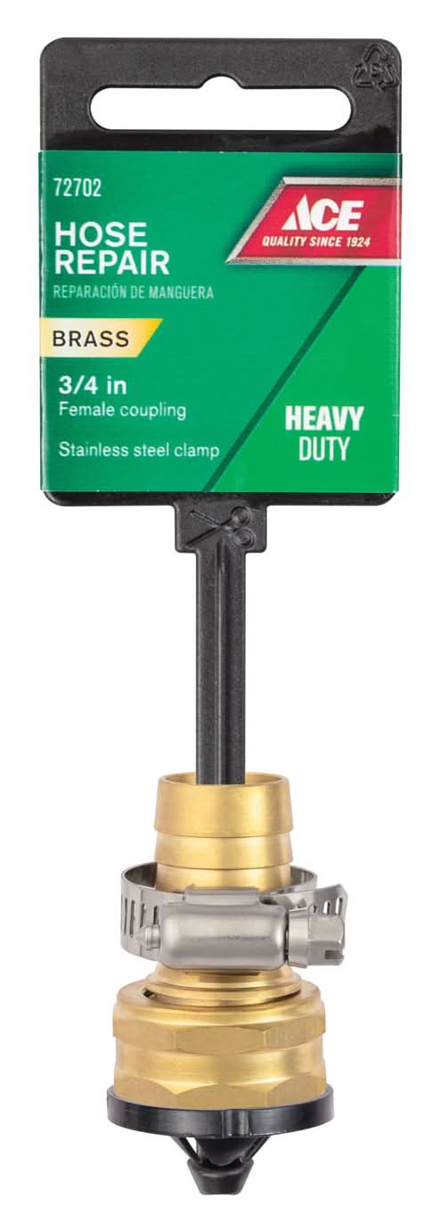 ACE 3/4 In. Hose Barb X 3/4 In. Fht In. Brass Threaded Female Hose Repair