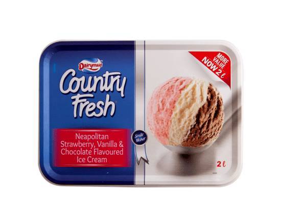 Country Fresh Ice Cream - Neapolitan 2L