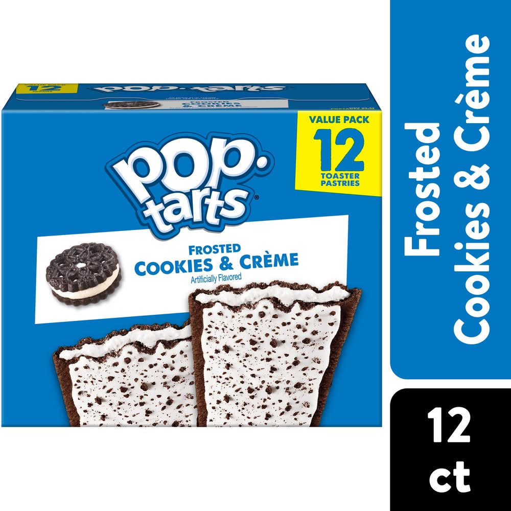 Pop-Tarts Toaster Pastries, Cookies - Creme (20.3 oz, 12 ct)