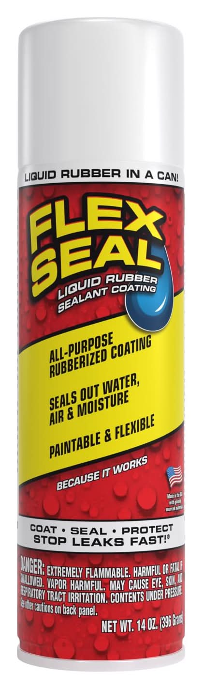 Flex Seal Family Of Products Flex Seal White Rubber Spray Sealant 14 Oz