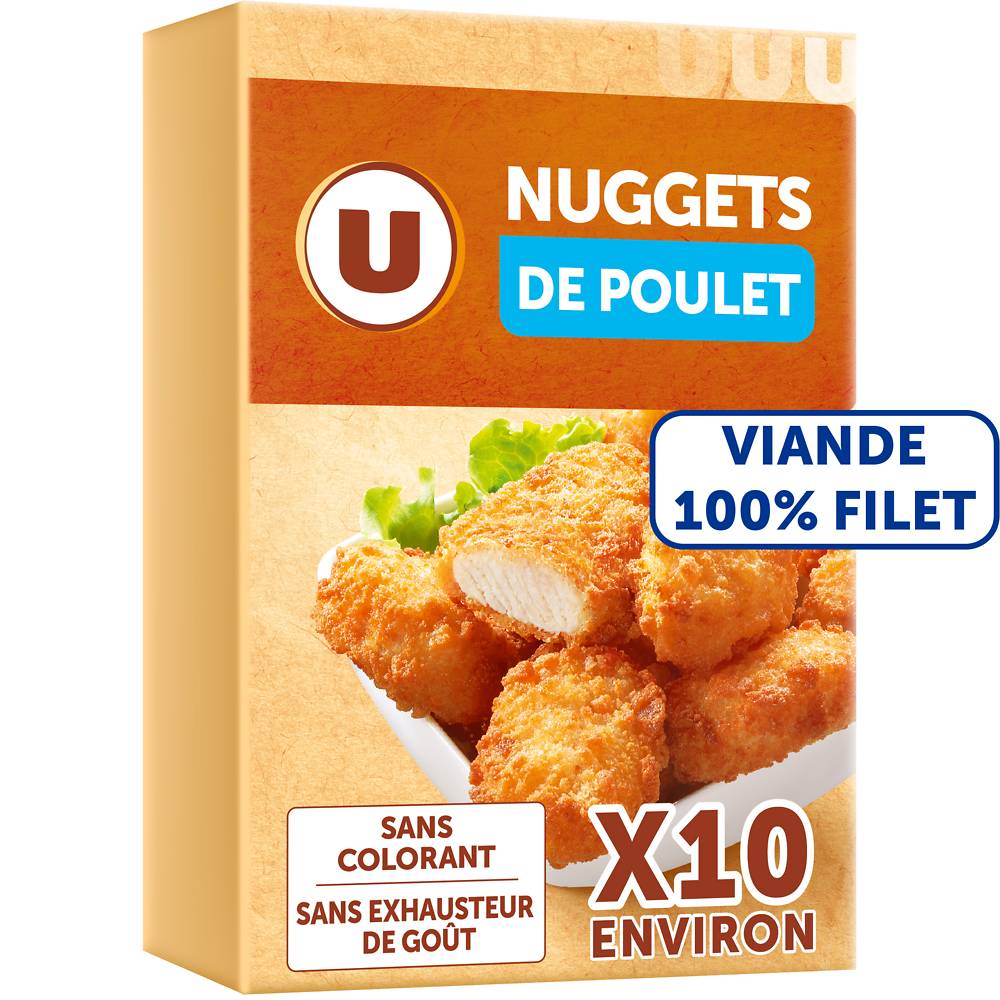 Les Produits U - Nggets de filet de poulet (10)