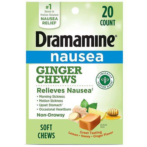 Dramamine Dramamine Ginger Chews - 20.0 ea