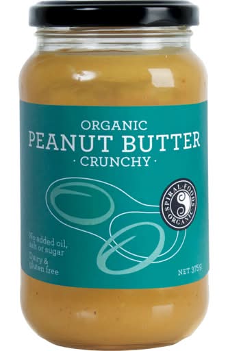 Spiral Organic Crunchy Peanut Butter 375g