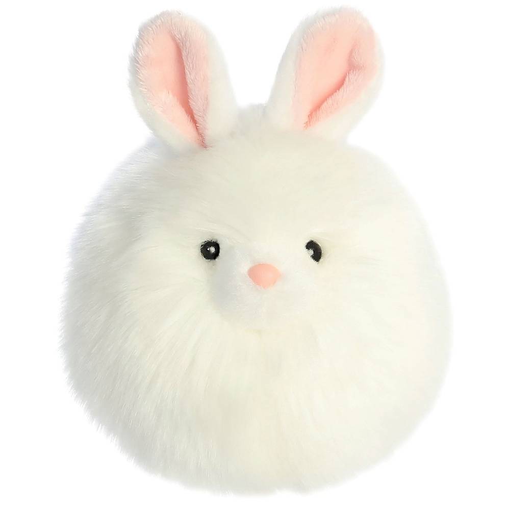 Bunny Puff Plush, White