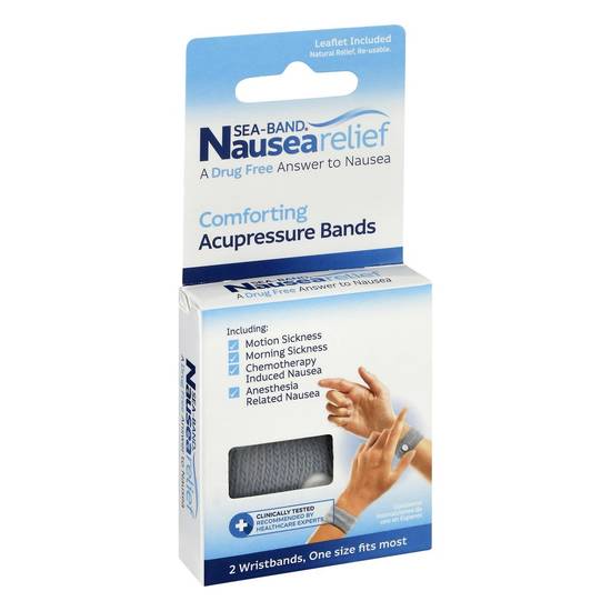 Sea-Band Anti-Nausea Adult Wristband (2 ct)
