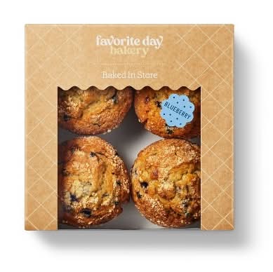 Blueberry Muffins - 20oz/4ct - Favorite Day™